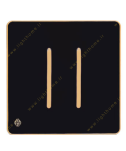 Alternative view of کلید و پریز آسیا مدل یاقوت مشکی طلایی