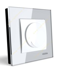 کلید و پریز ویرا مدل کریستالی سفید